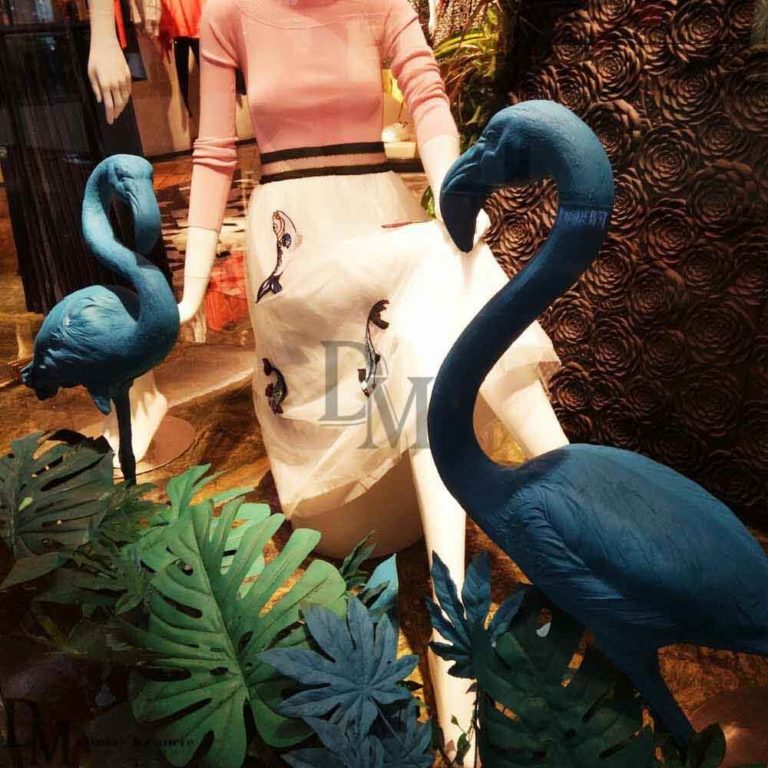 Wholesale Window Display Props , Flamingo Décor| DM-display for more