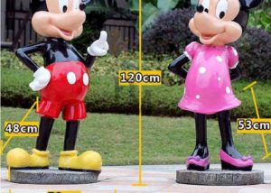 Mickey Mouse Figurines Archives Dm Store Window Displays For More