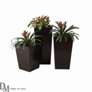 Black Square Plant Pot