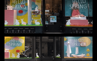 Easter shop window displays